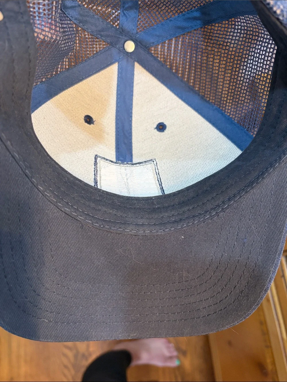 Men's Navy Trucker Hat